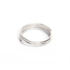  Silver Ring, Plain Ring, RI-0507